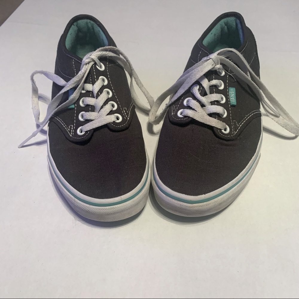Vans Authentic Navy Blue/Teal Skate Shoe, Women’s Size 7.5